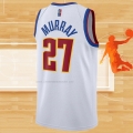 Camiseta Denver Nuggets Jamal Murray NO 27 Earned 2020-21 Blanco