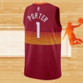 Camiseta Denver Nuggets Michael Porter NO 1 Ciudad 2020-21 Rojo