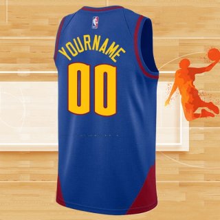 Camiseta Denver Nuggets Personalizada Statement 2022-23 Azul