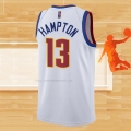 Camiseta Denver Nuggets R.J. Hampton NO 13 Earned 2020-21 Blanco