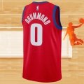 Camiseta Detroit Pistons Andre Drummond NO 0 Ciudad 2019-20 Rojo