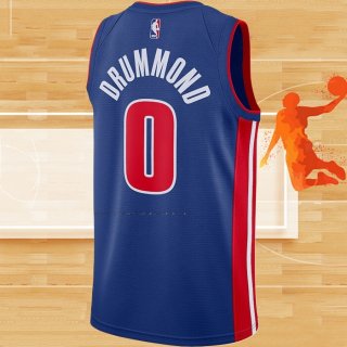 Camiseta Detroit Pistons Andre Drummond NO 0 Icon Azul