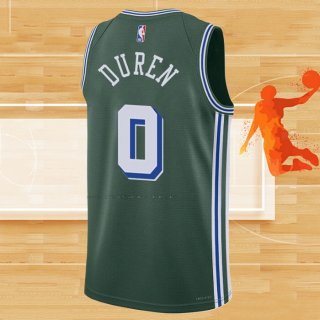 Camiseta Detroit Pistons Jalen Duren NO 0 Ciudad 2022-23 Verde