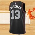 Camiseta Detroit Pistons James Wiseman NO 13 Ciudad 2023-24 Negro