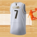 Camiseta Golden Edition Brooklyn Nets Kevin Durant NO 7 Blanco