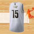 Camiseta Golden Edition Denver Nuggets Nikola Jokic NO 15 Blanco