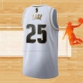 Camiseta Golden Edition Detroit Pistons Derrick Rose NO 25 Blanco