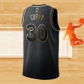 Camiseta Golden Edition Golden State Warriors Stephen Curry NO 30 Negro