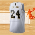 Camiseta Golden Edition Los Angeles Lakers Kobe Bryant NO 24 Blanco