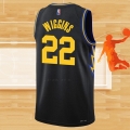 Camiseta Golden State Warriors Andrew Wiggins NO 22 Ciudad 2021-22 Negro