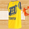 Camiseta Golden State Warriors Klay Thompson NO 11 Classic 2019-20 Amarillo