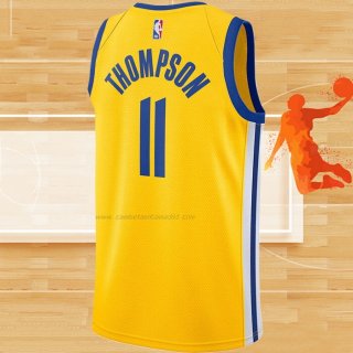 Camiseta Golden State Warriors Klay Thompson NO 11 Statement Oro