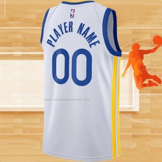 Camiseta Golden State Warriors Personalizada Association 2019-20 Blanco