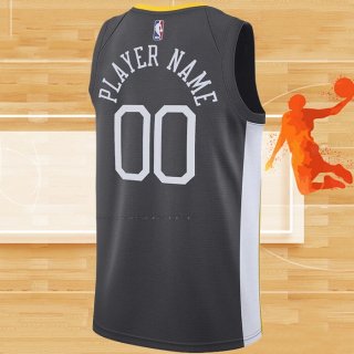 Camiseta Golden State Warriors Personalizada Statement Gris