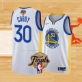 Camiseta Golden State Warriors Stephen Curry NO 30 Association 2022 NBA Finals Blanco