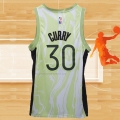Camiseta Golden State Warriors Stephen Curry NO 30 Fashion Royalty Verde