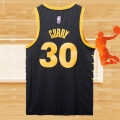 Camiseta Golden State Warriors Stephen Curry NO 30 FMVP 2022 Negro