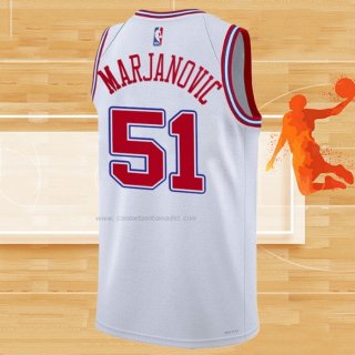 Camiseta Houston Rockets Boban Marjanovic NO 51 Ciudad 2023-24 Blanco