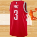 Camiseta Houston Rockets Chris Paul NO 3 Icon Rojo