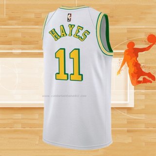 Camiseta Houston Rockets Elvin Hayes NO 11 Classic 2022-23 Blanco