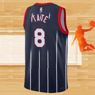 Camiseta Houston Rockets Jae'sean Tate NO 8 Ciudad 2022-23 Negro