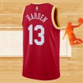 Camiseta Houston Rockets James Harden NO 13 Hardwood Classics Rojo