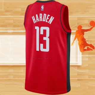 Camiseta Houston Rockets James Harden NO 13 Icon 2020-21 Rojo