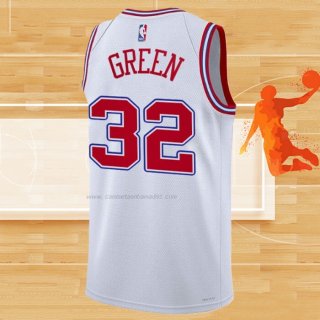 Camiseta Houston Rockets Jeff Green NO 32 Ciudad 2023-24 Blanco