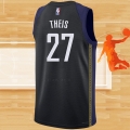 Camiseta Indiana Pacers Daniel Theis NO 27 Ciudad 2022-23 Azul