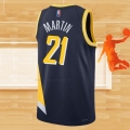 Camiseta Indiana Pacers Kelan Martin NO 21 Ciudad 2021-22 Azul