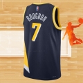 Camiseta Indiana Pacers Malcolm Brogdon NO 7 Ciudad 2021-22 Azul