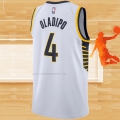 Camiseta Indiana Pacers Victor Oladipo NO 4 Association Blanco