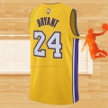 Camiseta Los Angeles Lakers Kobe Bryant NO 24 Icon 2017-18 Amarillo