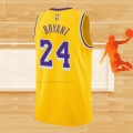 Camiseta Los Angeles Lakers Kobe Bryant NO 24 Icon 2018-19 Amarillo