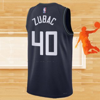 Camiseta Los Angeles Clippers Ivica Zubac NO 40 Ciudad 2023-24 Azul