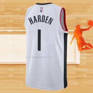 Camiseta Los Angeles Clippers James Harden NO 1 Ciudad 2019-20 Blanco