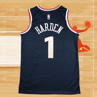 Camiseta Los Angeles Clippers James Harden NO 1 Icon 2024-25 Azul