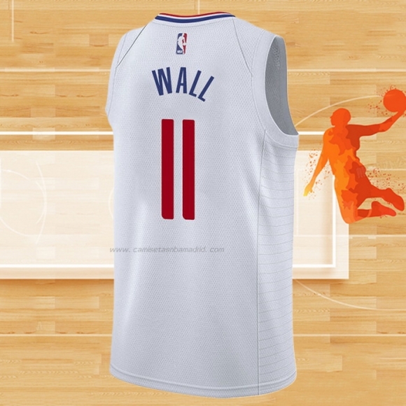 Camiseta Los Angeles Clippers John Wall NO 11 Association 2020-21 Blanco