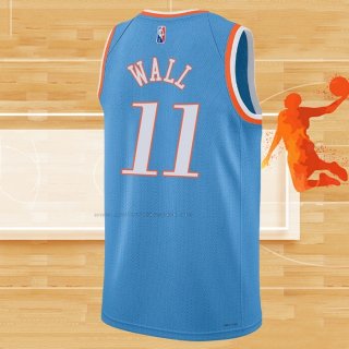 Camiseta Los Angeles Clippers John Wall NO 11 Ciudad 2021-22 Azul