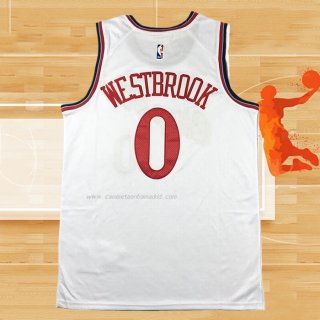 Camiseta Los Angeles Clippers Russell Westbrook NO 0 Association 2024-25 Blanco