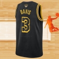 Camiseta Los Angeles Lakers Anthony Davis NO 3 Ciudad 2019 Negro