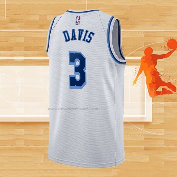 Camiseta Los Angeles Lakers Anthony Davis NO 3 Classic 2019-20 Blanco