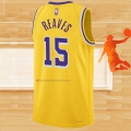 Camiseta Los Angeles Lakers Austin Reaves NO 15 Icon 2022-23 Amarillo