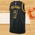 Camiseta Los Angeles Lakers Carmelo Anthony NO 7 Mamba 2021-22 Negro