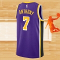 Camiseta Los Angeles Lakers Carmelo Anthony NO 7 Statement 2021 Violeta