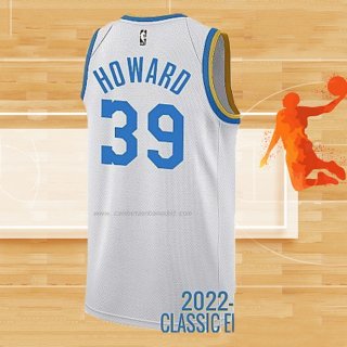 Camiseta Los Angeles Lakers Dwight Howard NO 39 Classic 2022-23 Blanco