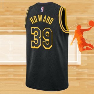 Camiseta Los Angeles Lakers Dwight Howard NO 39 Mamba 2021-22 Negro