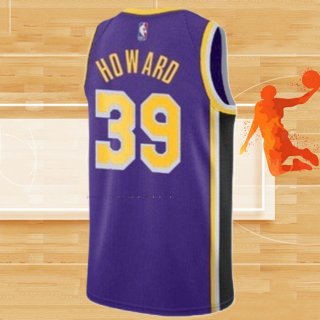 Camiseta Los Angeles Lakers Dwight Howard NO 39 Statement 2021-22 Violeta