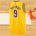 Camiseta Los Angeles Lakers Kent Bazemore NO 9 75th Anniversary 2021-22 Amarillo