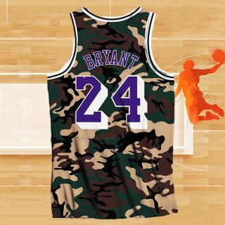 Camiseta Los Angeles Lakers Kobe Bryant NO 24 Camuflaje